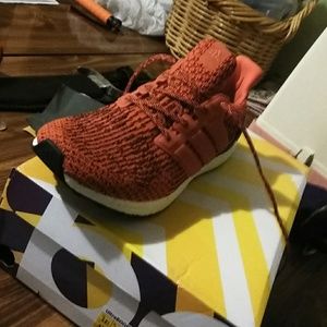 Adidas ultra boost caged, red on red